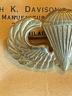 Gorgeous Gold-plated Over Sterling Wwii Ww2 Us Paratrooper Wings  english Made 