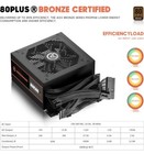 Openbox Agv 500w Power Supply 80 Plus Bronze Certified Non Modular Powersupply
