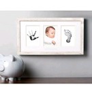 Baby Prints Photo Keepsake Wall Frame   Nursery Decor 