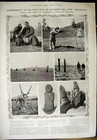 Original Old Antique Print 1912 Russia Hunting Mongolia Reindeer Earl Lonsdale