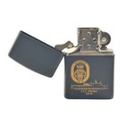 1988 Zippo Uss Tortuga Lsd-46 Navy Ship Crest Dark Gray Gold Windproof Lighter