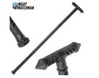 United Cutlery 37  Black T-grip Double Tipped Handle Defense Survival Staff 3177