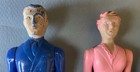 Vintage Renwal Doll Family  44   43   42    41 - Dad  Mom  Brother  Sister   a 
