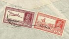 Bahrain Sg 31 scarce  24 Wwii Censor - Airmail - Faint Cancel To England 