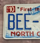 North Carolina 2013 License Plate   Bee 1730 Bee Keeper Honey Sign Insect