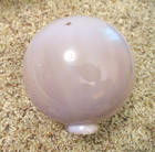 Antique Light Purple Lavender Lightening Rod Weathervane Glass Ball   L  k  
