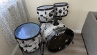 Pdp Mainstage 4-piece Acoustic Drum Kit White black Splatter W  Shells Custom