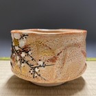 Tosen     Kutani Ware A206   Japanese Pottery Chawan Matcha Tea Bowl Sado Vintage
