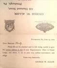 Knights Of Pythias Lodge 102 1909 Postal Card Pittsburgh Pa