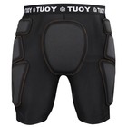 Tuoy Protective Padded Shorts For Snowboard skate And Ski 3d Protection For