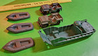 Nice Lot Of Vintage Marx Us Army Vehicles From Battleground Sets     