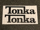 2x Tonka Truck Logo Vinyl Sticker Decal 4  6  8  12  16  20  23 