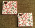 2 Rare Packs Of 20  40 Total  Caspari Peppermint Stripes 3 Ply Cocktail Napkins