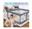Large Kids Playpen 50x50 Foldable Portable Indoor Outdoor W  Gate