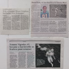 Miami Dolphins Obituaries Clippings Twilley George Wilson Solomon Lot Of 5