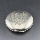 Vintage Erno Laszlo Silver Tone Mirror Compact