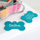 Custom Engraved Pet Id Tag     Personalized Dog   Cat Name Tag With Custom Text