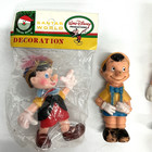 Vtg Disney Pinocchio Toy Lot Jointed Posable Figures Ornament Bobblehead