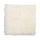 Natural Sheepskin Chairpad With Non-slip Backing   100  Real New Zealand Wool 