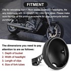 7 Inch Motorcycle Bracket Headlamp Shell 7  Led Headlight Bucket Mount For Ha