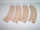 Brio Wooden Train 6  Large Curved Track 33342 4 Pcs Fits Thomas