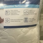 Sealy Stain Released Waterproof Fitted Crib Mattress Pad Comfort Cotton Top