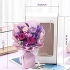 Preserved Flowers Bouquets purple Rose Bouquets That Last 1-3 Years