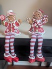 Christmas Boy And Girl Gingerbread Sitters