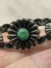 Vtg Bell Trading Post Signed Sterling Silver Turquoise Bracelet Fred Harvey Era