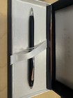 Cross Townsend Pen Black Lacquer W  Rhodium At0042-4 Brand New In Box  111 
