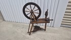 1893 Antique Wooden Spinning Wheel Seemingly Complete Excellent Condition 