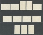 1938-47 British Honduras  Stanley Gibbons No  150-61 - Complete Set 12 Values - 