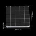 2  X 2  Acrylic Stamp Block Clear Stamping Block With Grid Lines Square