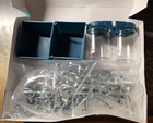New  Everbilt 1 8  Zinc Plated Steel Pegboard Organizer Kit  43-piece 