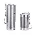 2 Pcs Stainless Steel Tea Infuser   Strainer Fine Mesh Tea Ball With Chain Hook