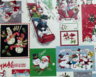Vintage Inspired Christmas Wrapping Paper - All Different Snowmen - 30    X 36   