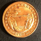 Herbert Hoover 1874-1967   Hoover Dam Vintage Small Medallion 19 5mm