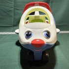 Vintage Fisher Price Little People Plastic Airplane 2005 Lil Movers Jet Works