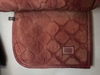 Equestrian Stockholm Dressage Pad  full  Burgundy