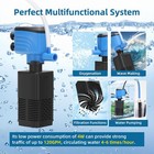 Datoo Aquarium Filter 5-15 Gallon Fish Tank Filter 120gph Powerful Pump For A   