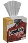 Brawny Professional H600 Synthetic Fiber Cleaning Wipers 2000ct  10 200 Case