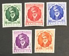 Zanzibar 1952   1957 Sets Scott 230-243 And 249-263 Mint  birthday Set 244-248 