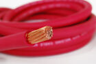 Welding Cable 1 Awg Red 100  Ft Battery Leads Usa New Gauge Copper Solar