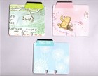 Classic Pooh  6 Tabbed  Memorydex rolodex Cards Double-sided Handmade
