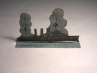 Vintage Rare 1920s Tin Litho Ww1 British Cruiser Monmouth Chums Comic Giveaway  