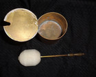 Antique Brass Fire Starter - Iron Handle Pumice - Fireplace -fire Ring
