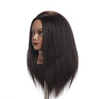 Mannequin Head - 100  Real Hair Manikin For Hairdresser Training And Styling Pra