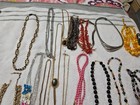 Vintage Mixed Lot Of Necklaces   More Than 10 Items 
