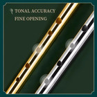 Silver Irish Tin Whistle Flute C d Key   6-hole Penny Whistle For Celtic Music
