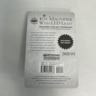 Coin Collector 10x Magnifier Pull Out Loupe 23mm W  Led Best Value Bills Whit U